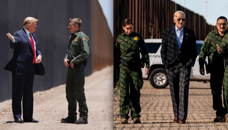 Dueling border visits pit Biden and Trump against each other on No. 1 voter issue